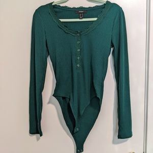 Forever 21 Henley Body Suit